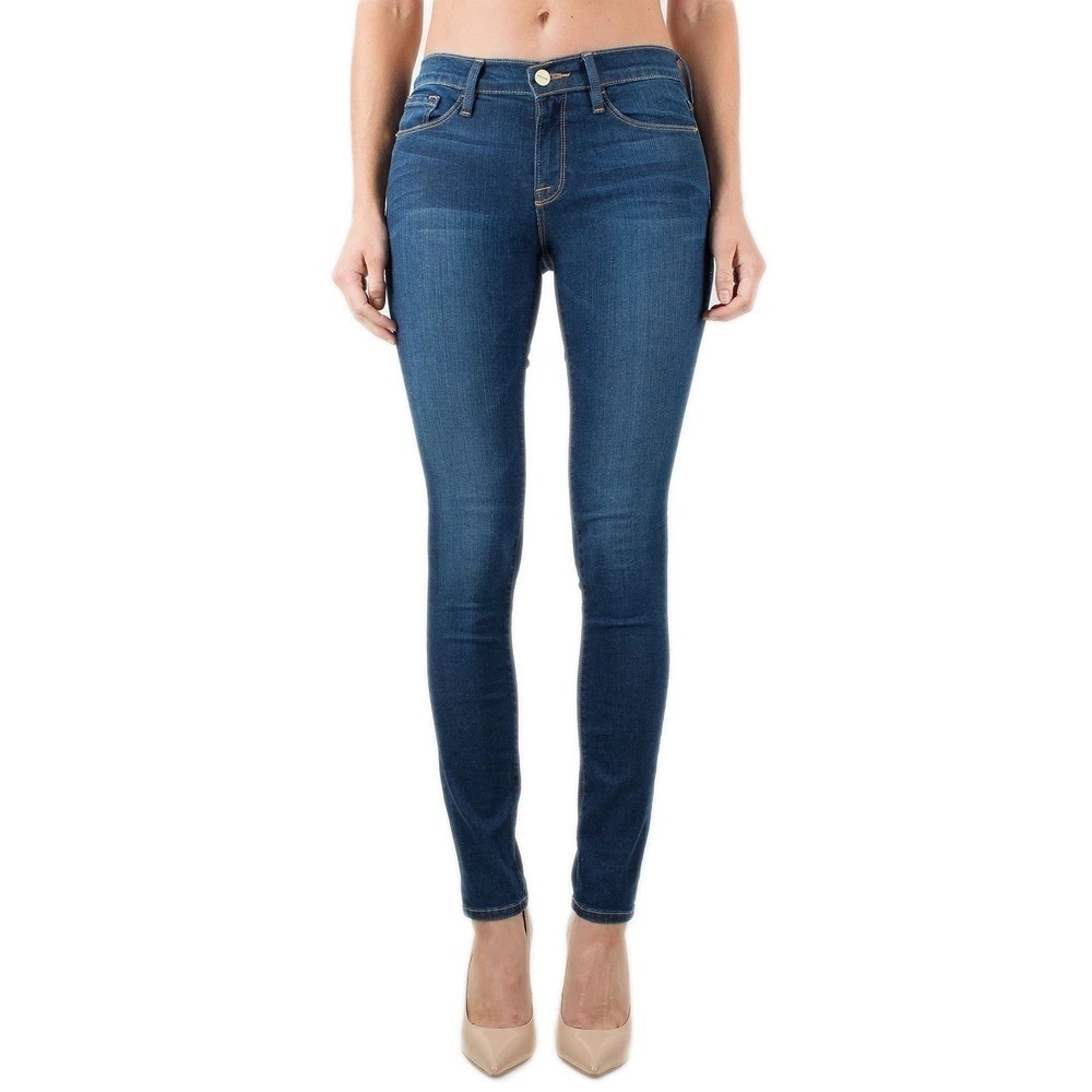 FRAME Le Skinny De Jeanne in Columbia Road Blue EUC Size 26